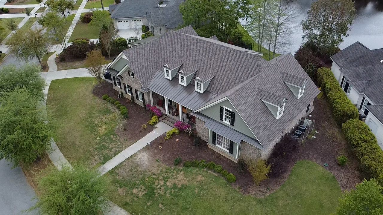 GAF Timberline HDZ in Mission Brown with 26ga standing seam metal in Aged Bronze, Pooler GA