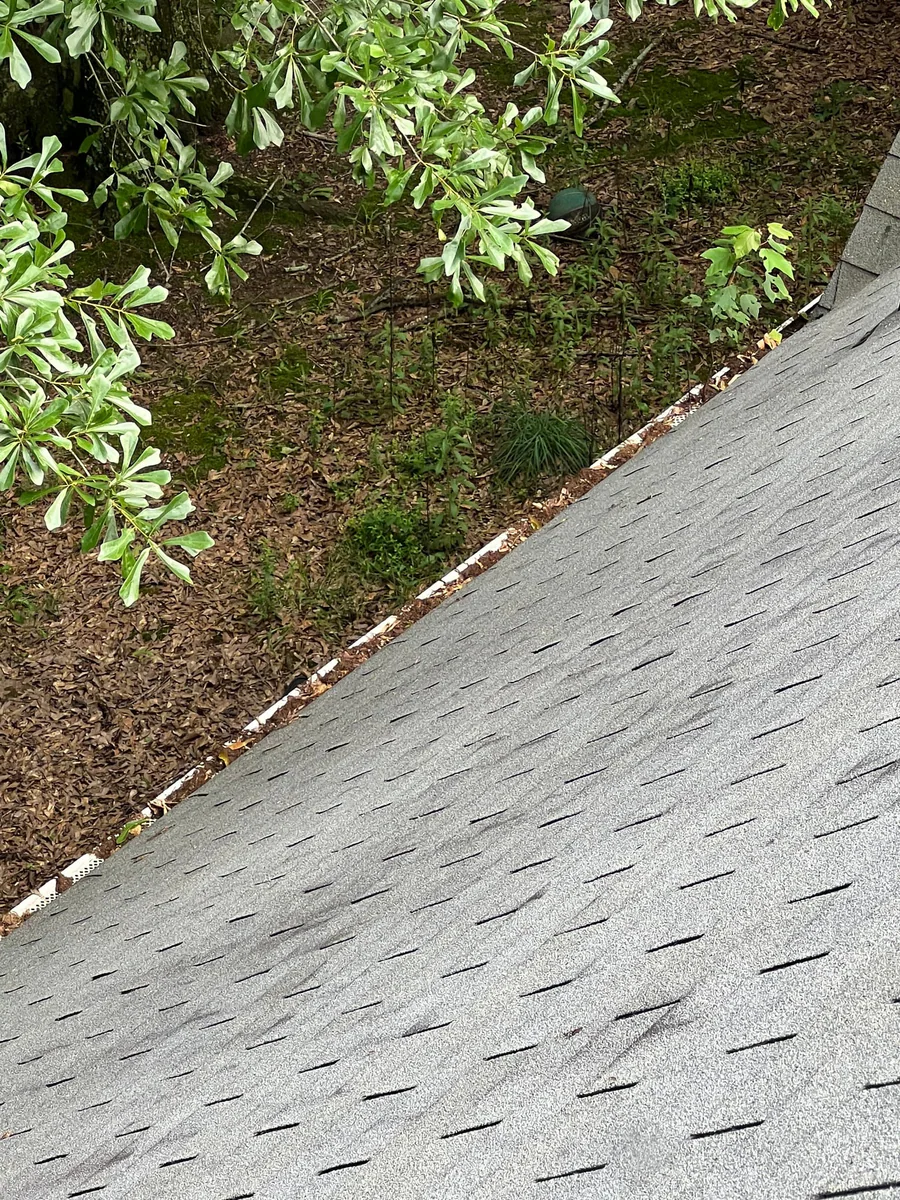 Roof inspection view from a real Denali project in Jefferson, GA