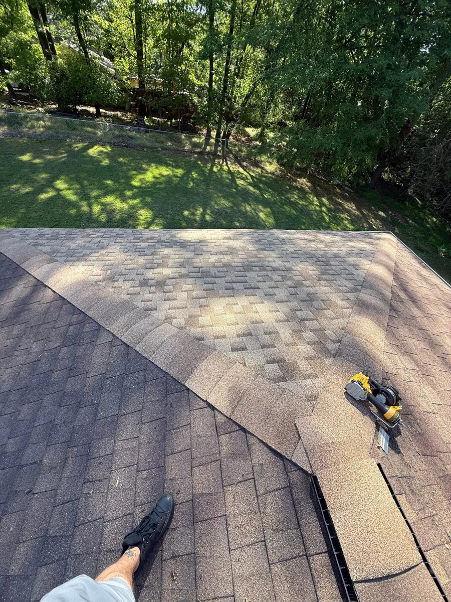 Roof inspection view from a real Denali project in Duluth, GA
