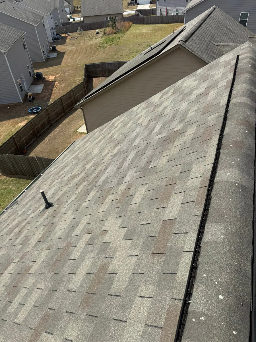 Roof work in progress on a real Denali project in Pendergrass, GA
